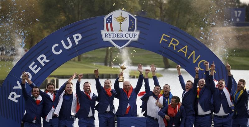 El recorrido de París ha sido también el escenario del juego espectacular del equipo europeo en la gran competencia del golf mundial entre continentes.