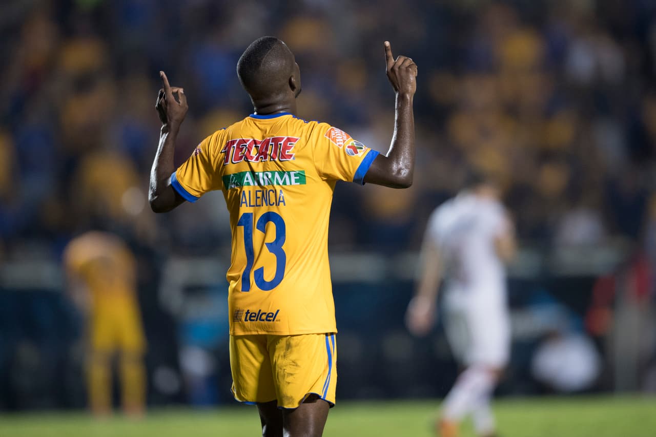 Al 65, Enner Valencia fusiló al portero rival tras entrar sólo al área para marcar el segundo tanto de los Tigres.