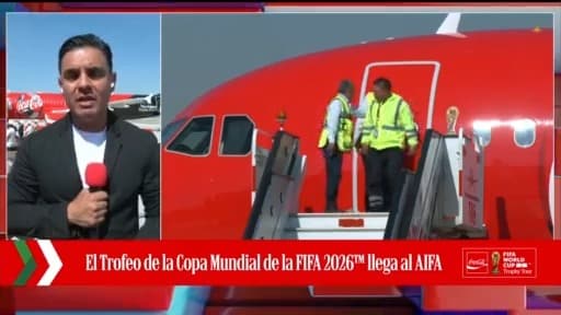 Mundial 2026: Llega el trofeo de la Copa del Mundo de la FIFA a México