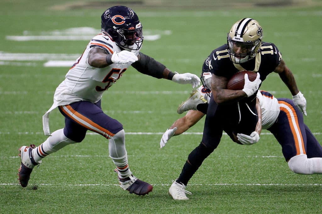 La defensa de los Saints maltrata a la ofensiva de los Chicago Bears y los de Nuevo Orleans terminan ganando cómodamente 9-21.