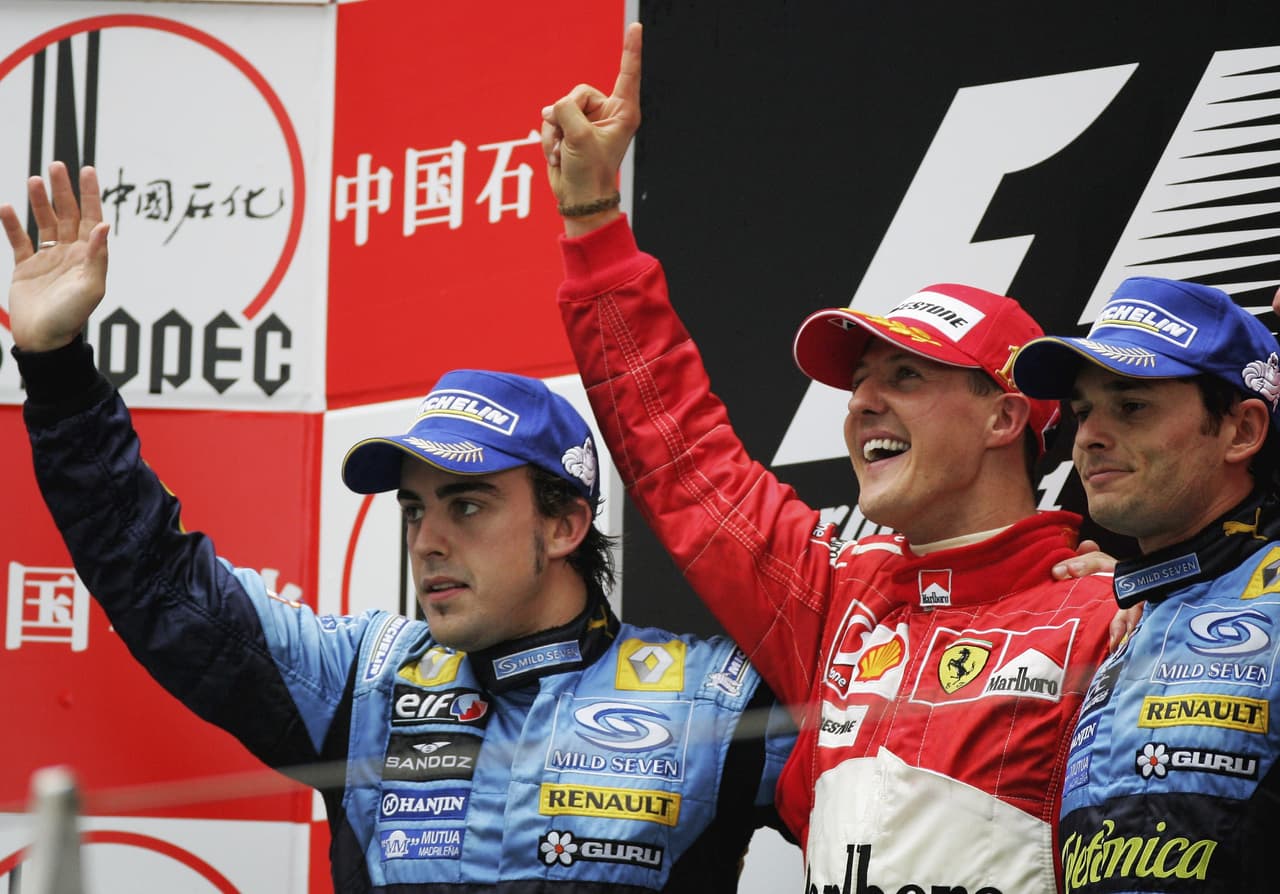 La decepción era evidente para los Renault, que al final del campeonato serían la escudería campeona del campeonato de 2006.