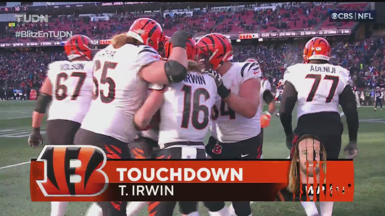 ¡Misma dupla y otro TD! Irwin se queda con el envío de Burrow