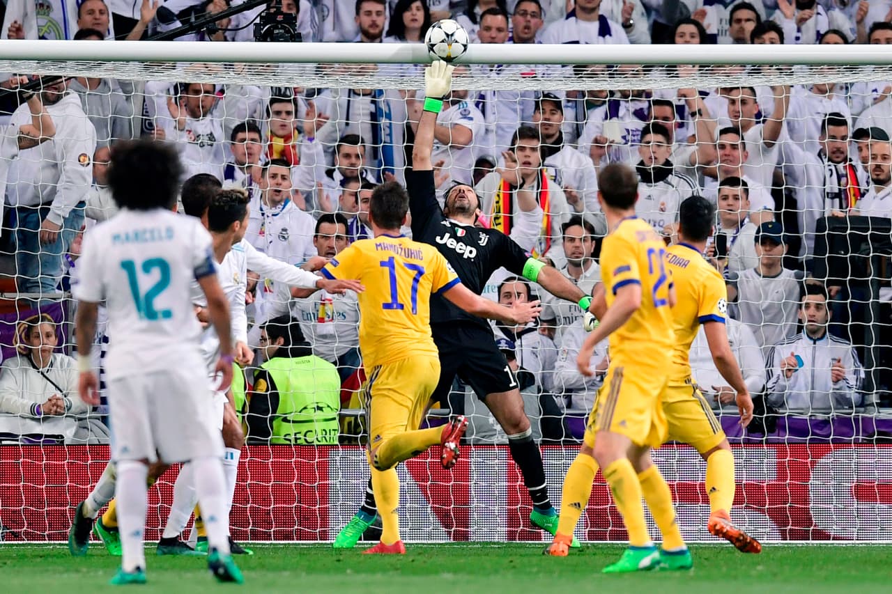 Gianluigi Buffon se consolidó como una de las figuras del partido al atajar llegada tras llegada de Real Madrid.