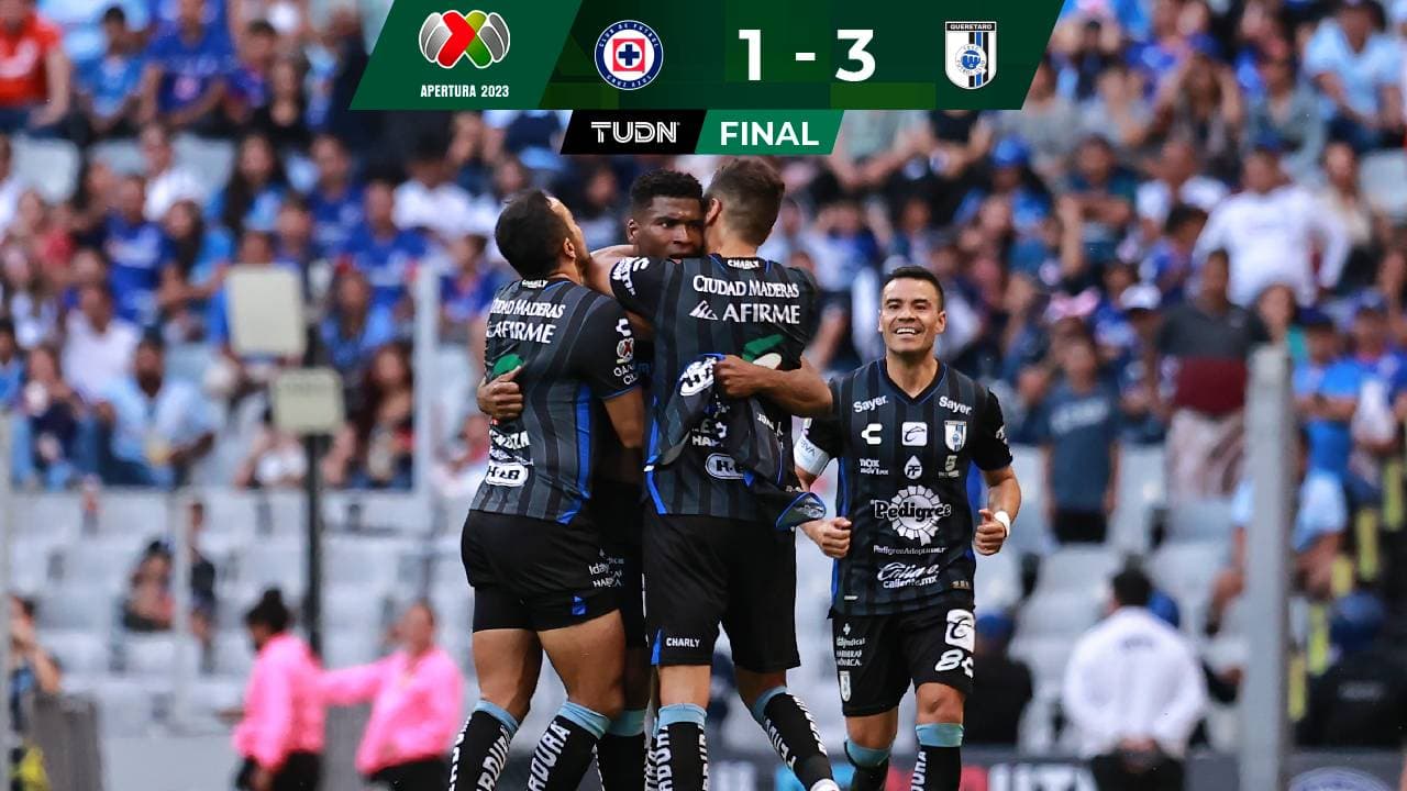 El Gallo despierta a Cruz Azul a su triste realidad con voltereta en el Azteca