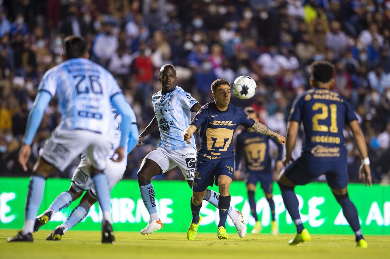 Pumas vuelve a imponer en el terreno de juego y con goles de Rogério, Marco García y Leonel López, el conjunto felino vence 1-3 a Querétaro.
