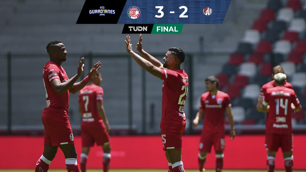 Doblete de Alexis Canelo supera errores de Toluca y Chepo respira