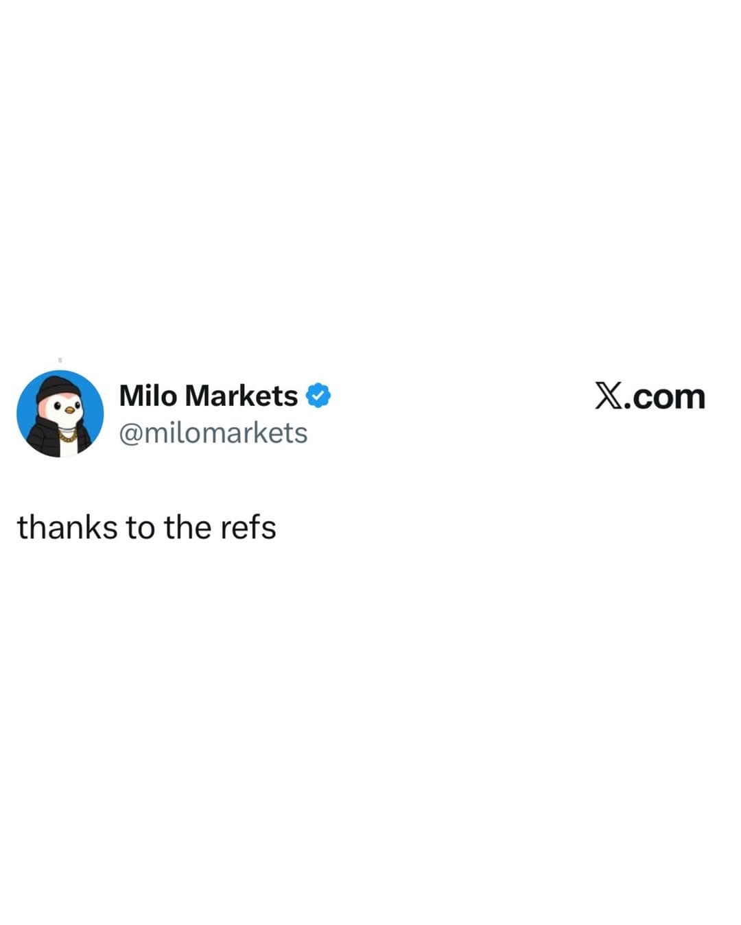 Gracias a los árbitros