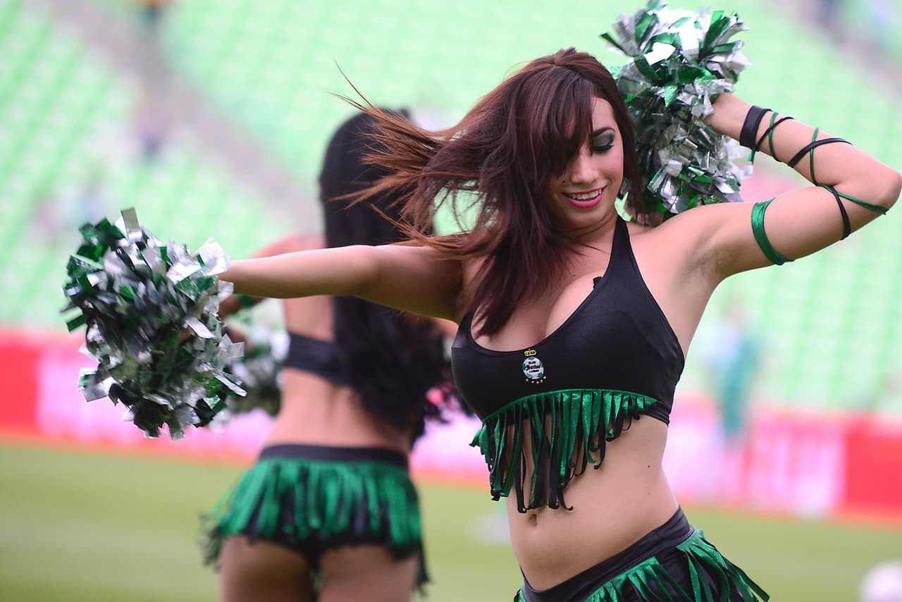 La belleza de las porristas en la fecha 12