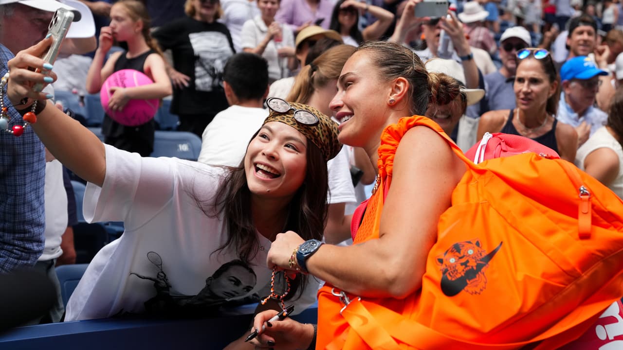 Aryna Sabalenka advierte a jueza de olor a marihuana en el US Open