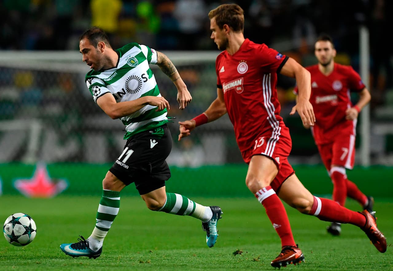 Sporting Lisboa derrotó 3-0 con comodidad a Olympiacos y de paso lo dejó sin oportunidades de pelear por Europa League, tras quedar con 7 puntos en el tercer lugar.