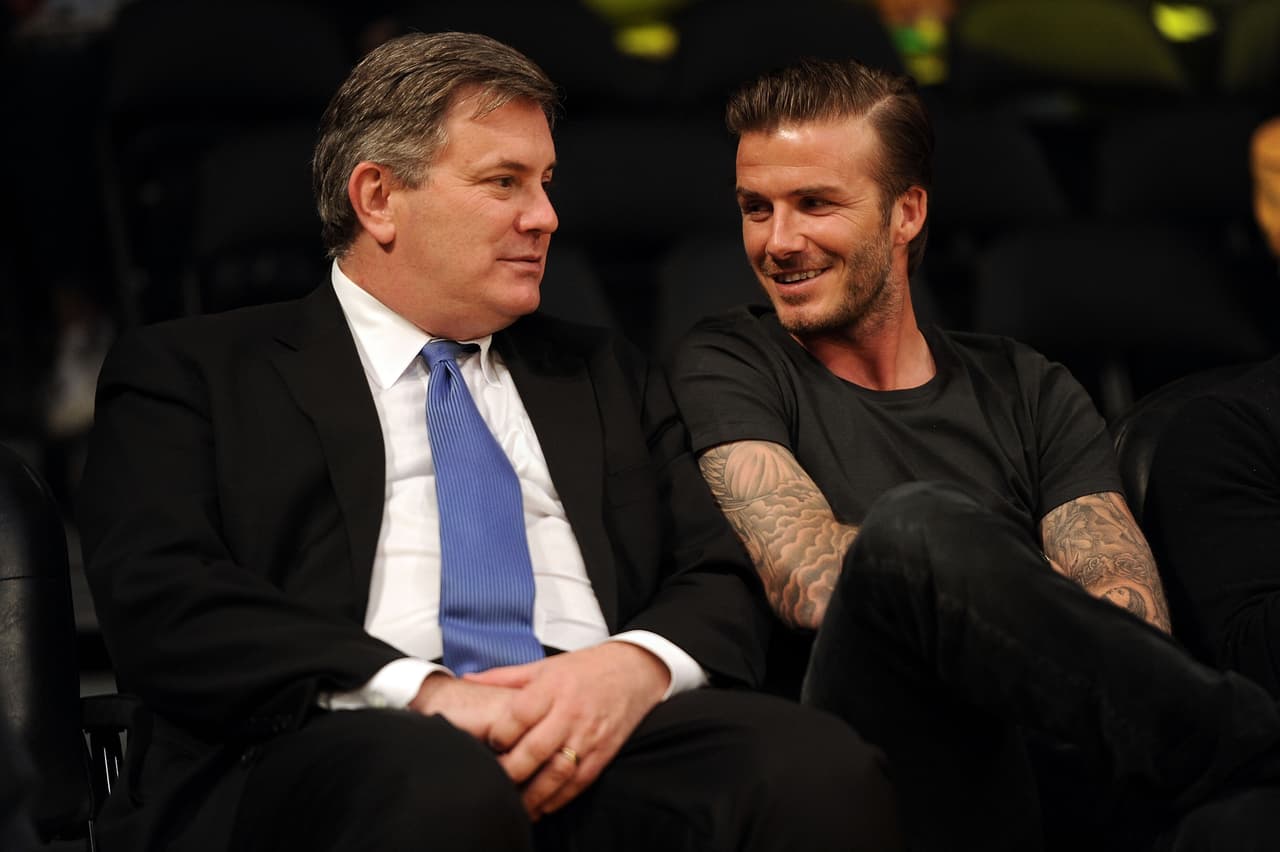David Beckham y Tim Leiweke
