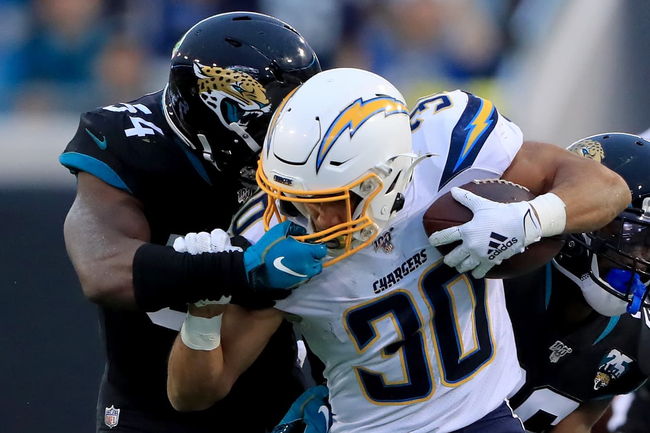 Jacksonville Jaguars 10-45 Los Angeles Chargers