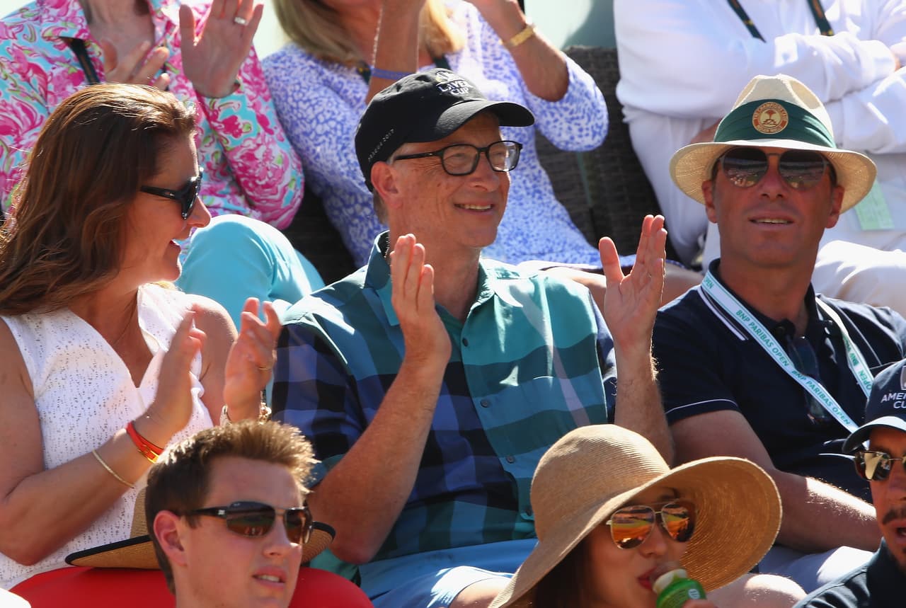 Celebridades de la talla de Bill Gates se hicieron presentes para ver el partido.