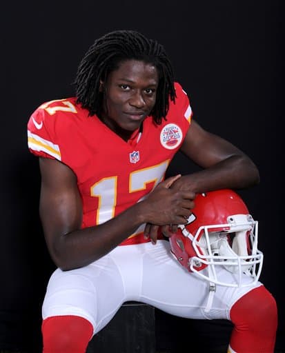 Checa las mejores tomas de Chris Conley, ya como WR de los Kansas City Chiefs, quienes lo tomaron en la ronda 3 del Draft 2015 (AP-NFL).