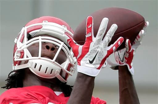 Checa las mejores tomas de Chris Conley, ya como WR de los Kansas City Chiefs, quienes lo tomaron en la ronda 3 del Draft 2015 (AP-NFL).