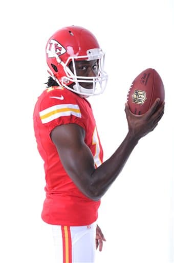 Checa las mejores tomas de Chris Conley, ya como WR de los Kansas City Chiefs, quienes lo tomaron en la ronda 3 del Draft 2015 (AP-NFL).