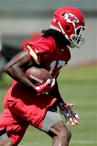 Checa las mejores tomas de Chris Conley, ya como WR de los Kansas City Chiefs, quienes lo tomaron en la ronda 3 del Draft 2015 (AP-NFL).