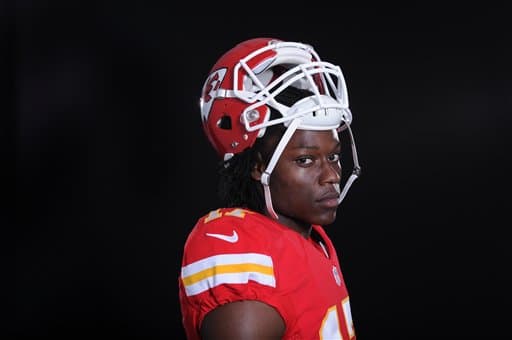 Checa las mejores tomas de Chris Conley, ya como WR de los Kansas City Chiefs, quienes lo tomaron en la ronda 3 del Draft 2015 (AP-NFL).