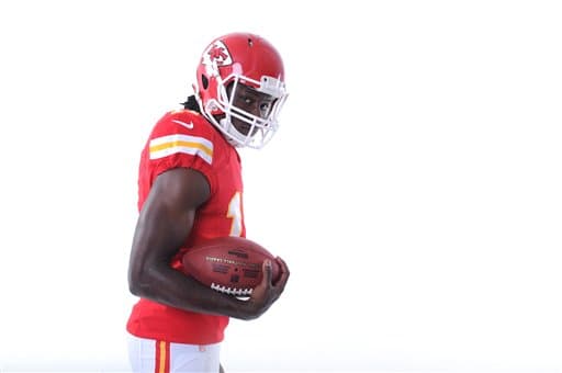 Checa las mejores tomas de Chris Conley, ya como WR de los Kansas City Chiefs, quienes lo tomaron en la ronda 3 del Draft 2015 (AP-NFL).