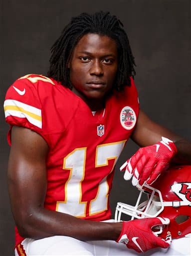 Checa las mejores tomas de Chris Conley, ya como WR de los Kansas City Chiefs, quienes lo tomaron en la ronda 3 del Draft 2015 (AP-NFL).