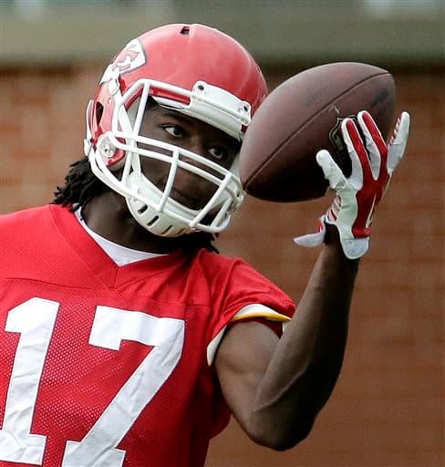 Checa las mejores tomas de Chris Conley, ya como WR de los Kansas City Chiefs, quienes lo tomaron en la ronda 3 del Draft 2015 (AP-NFL).