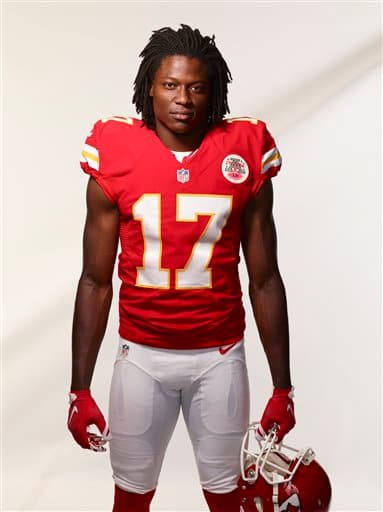 Checa las mejores tomas de Chris Conley, ya como WR de los Kansas City Chiefs, quienes lo tomaron en la ronda 3 del Draft 2015 (AP-NFL).
