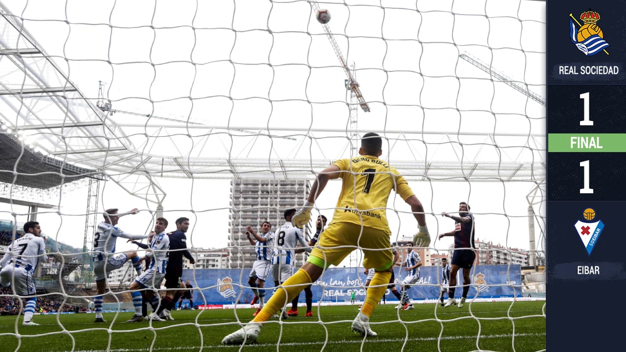 Gerónimo Rulli fue providencial en la meta txuri-urdin.