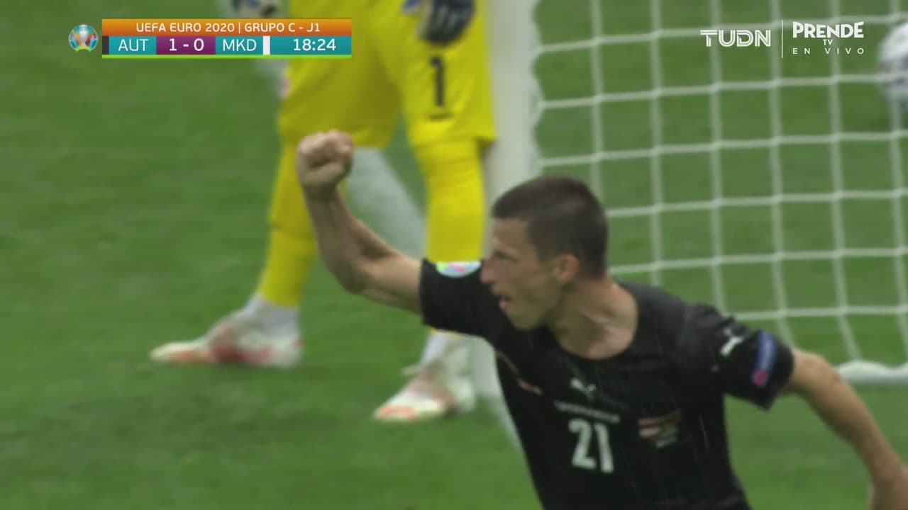 ¡Espectacular! Lainer define perfecto para el 1-0 de Austria