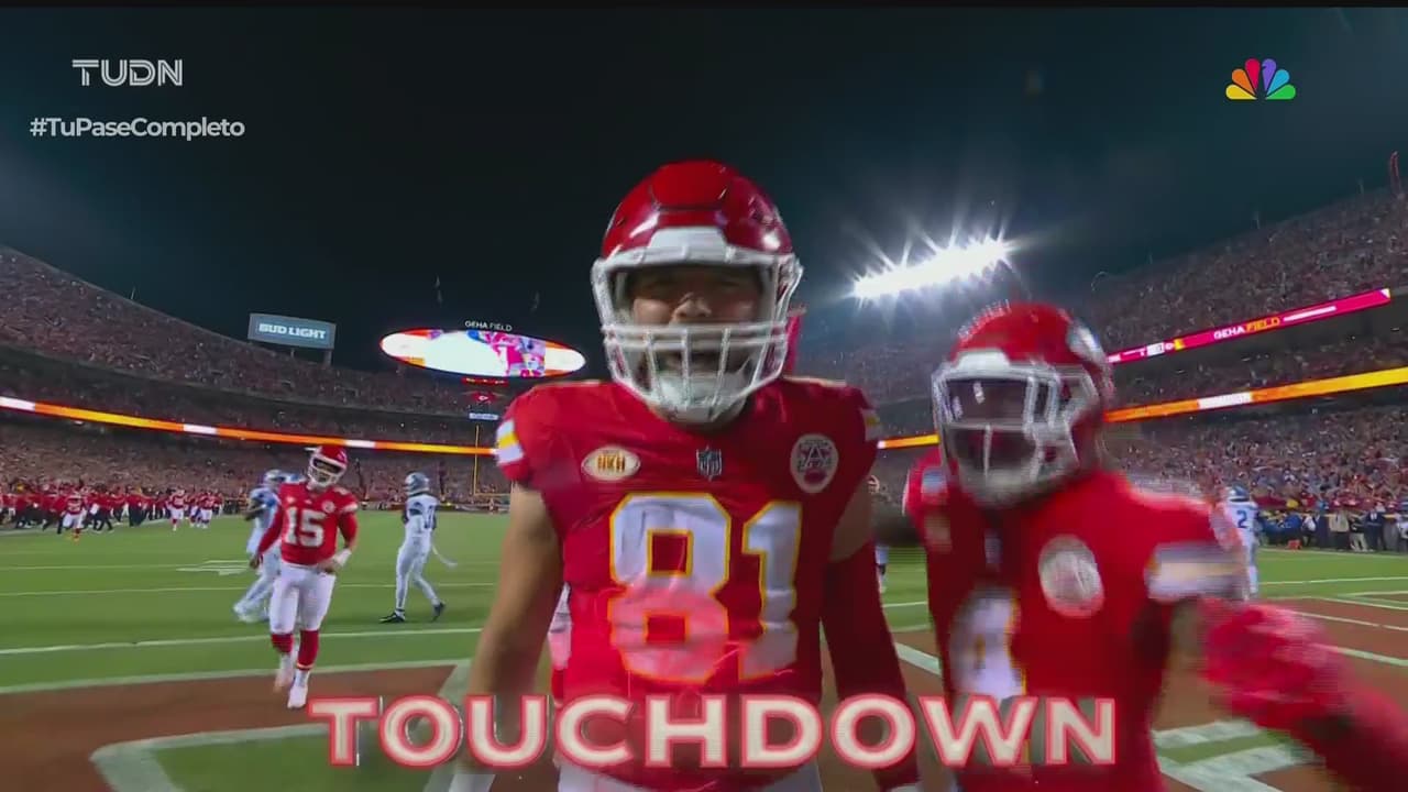 ¡Toman ventaja los Chiefs! Mahomes encuentra solo a Bell para anotar