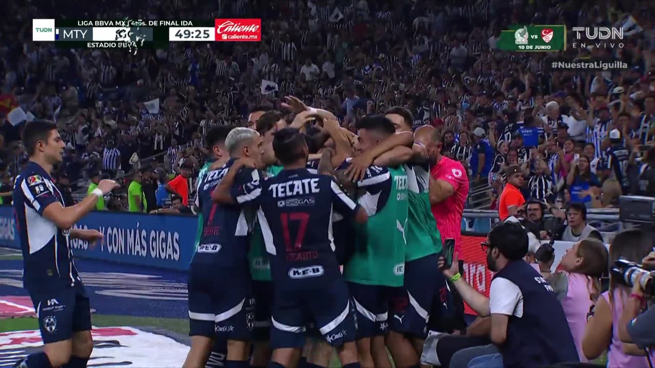 ¡Golazo de Sergio Canales y hay la voltereta de Rayados 2-1 vs. Toluca!