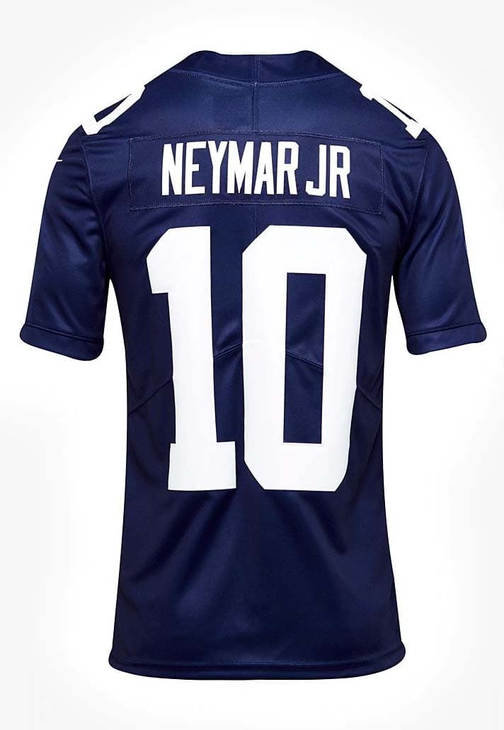 La playera del PSG, desconociendo si se podrá conseguir con otros nombres, tiene a Neymar Jr. como protagonista.