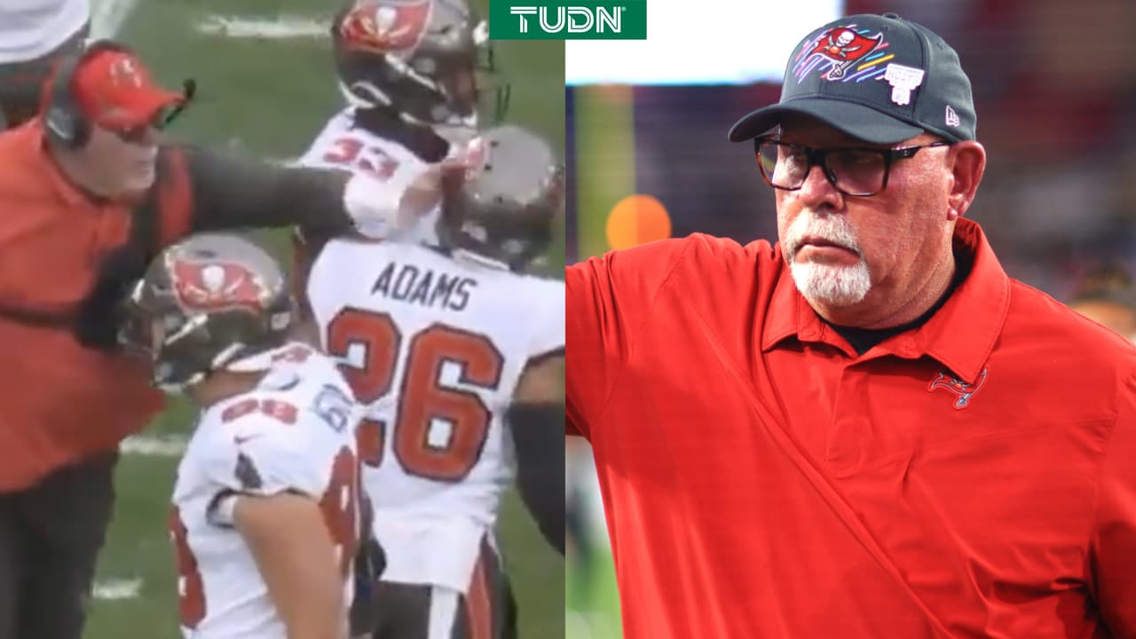 Exorbitante multa a Bruce Arians por dar zape a su jugador