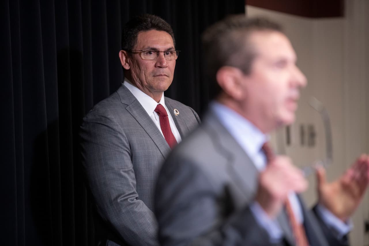 Ron Rivera llega a los Washington Redskins como headcoach para los próximos cinco años.