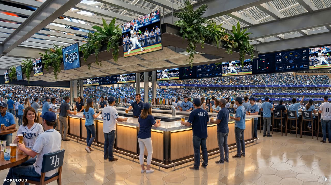 Así será el nuevo estadio de los Tampa Bay Rays en Tampa: conoce las primeras imágenes