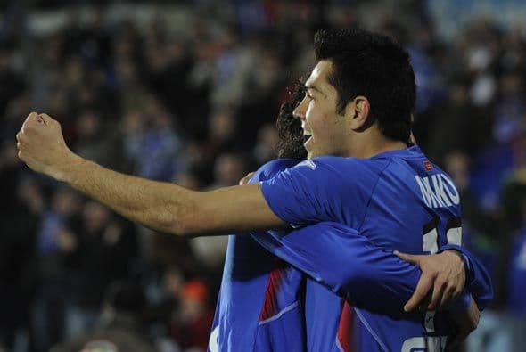 El venezolano Miku marcó en el primer balón que tocó. Getafe ganó 3-0.