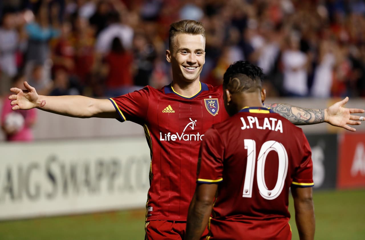 Albert Rusnák es una joven figura en asecenso en Real Salt Lake y la MLS. El volante eslovaco demostró todo su talento en la victoria 4-1 ante Colorado Rapids. (USA Today Images)