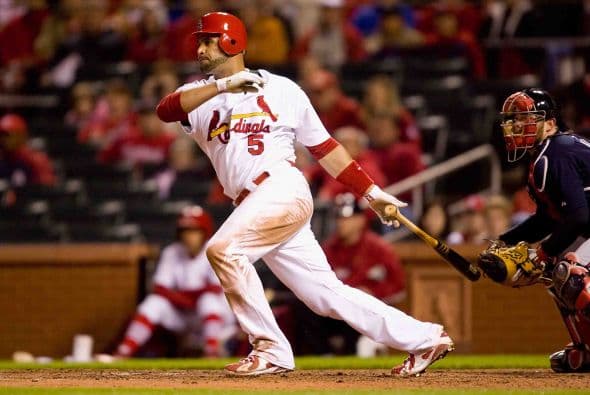 Primera base indiscutible del viejo circuito es el dominicano Albert Pujols, de los Cardinals, seleccionado por novena ocasión.