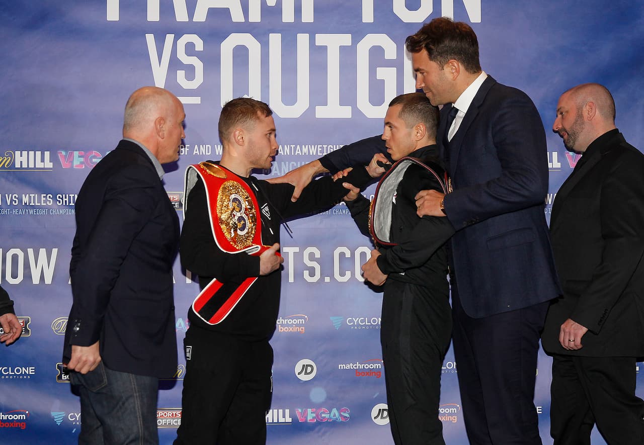 “Estuve concentrado por 17 semanas, lo más que he estado. Me perdí los primeros pasos de mi hijo, el cumpleaños de mis hijos. Lo hice porque esta podría ser la pelea más dura de mi carrera. No dejaré que Quigg haga algo”, finalizó el campeón.