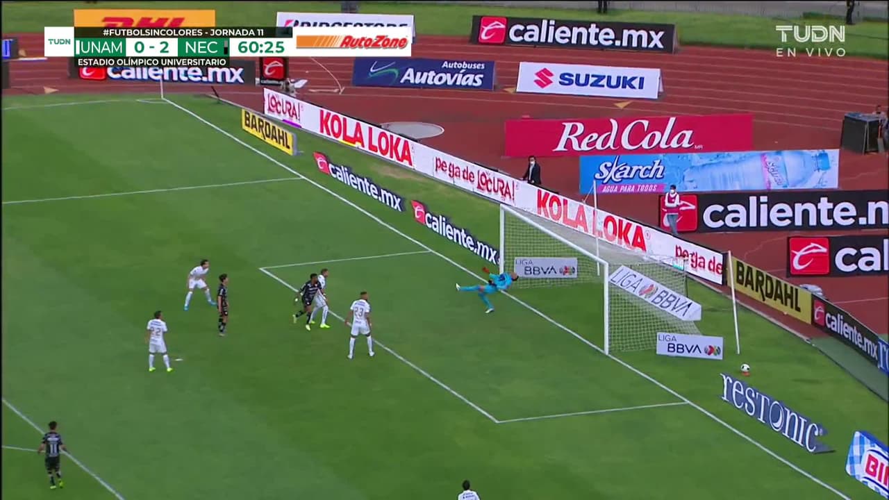 ¡GOOOL! Rodrigo Aguirre anota para Necaxa.