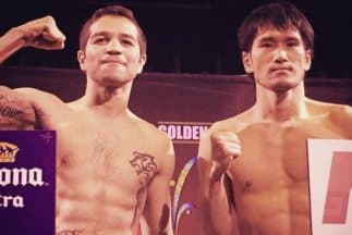 Alfonso Gómez y Yoshiro Kamegai en peso (Foto: Twitter).