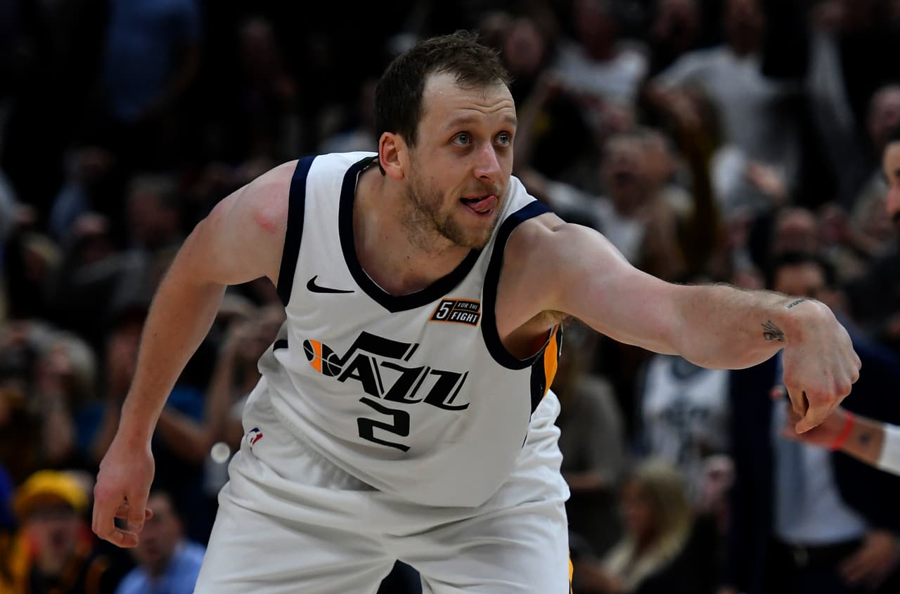 <b>UTAH JAZZ</b>
<br>SF: Joe Ingles
<br>2018/2019: 12.4 puntos, 4 rebotes y 4.5 asistencias por partido.
