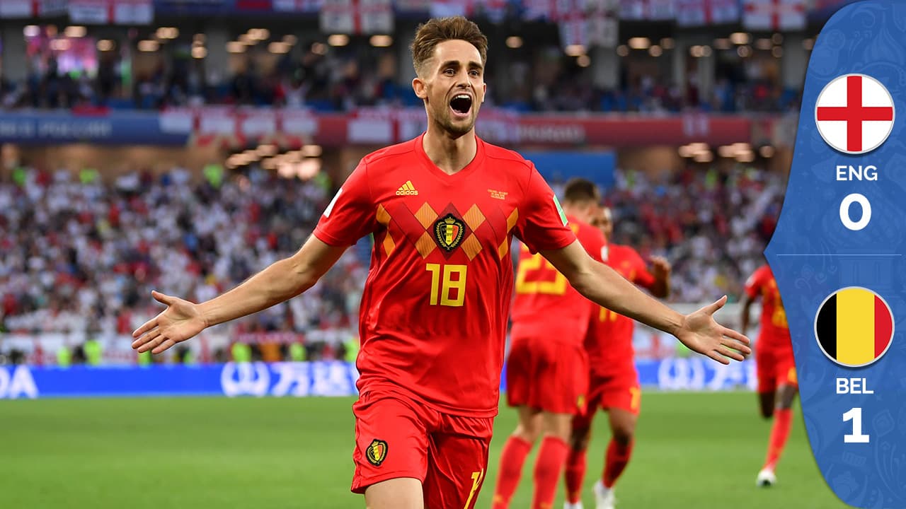 Bélgica venció 1-0 a Inglaterra y avanzó primero del grupo G