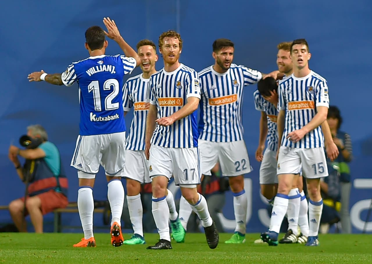 Moreno fue una de los jugadores que durante todo el partido aportó en el triunfo de Real Sociedad por 3-0 contra Atlético de Madrid en la Liga de España.