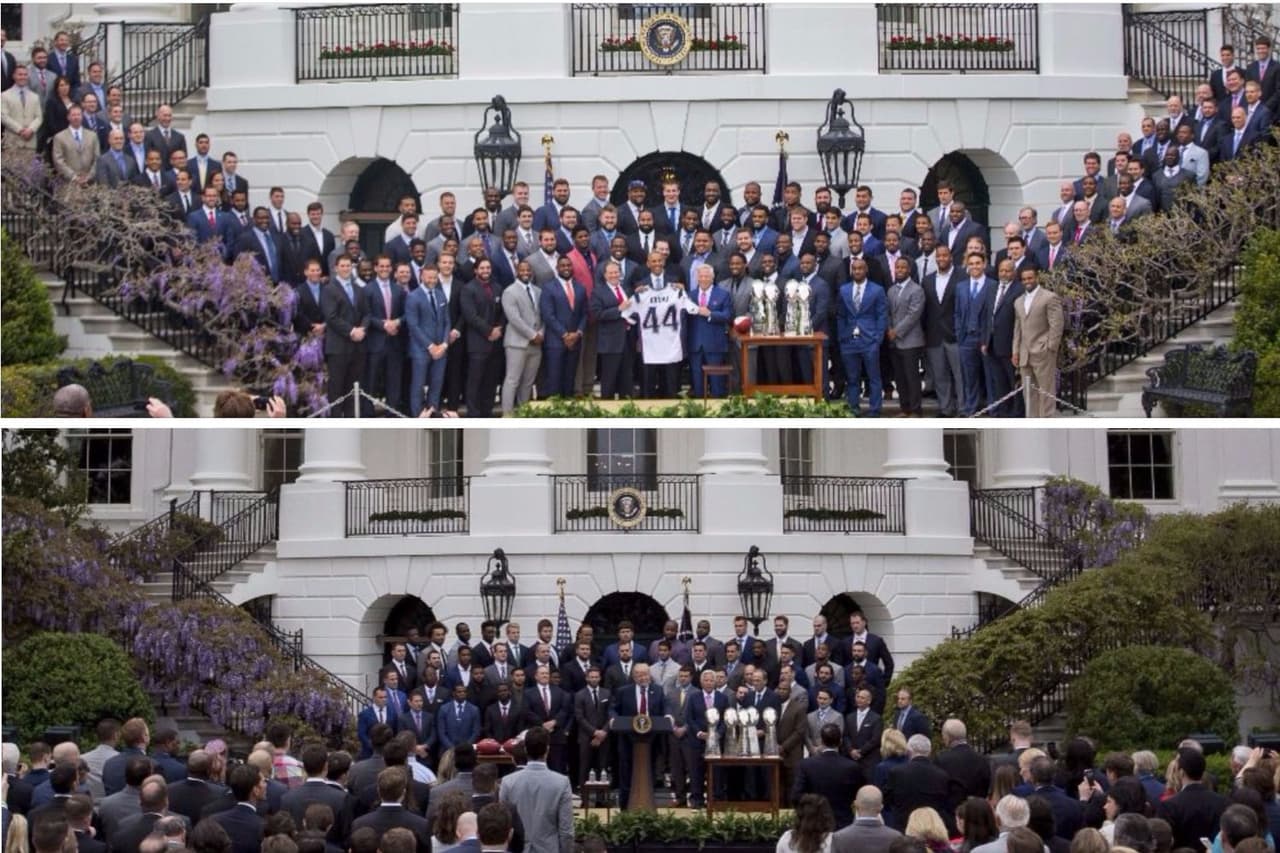 Los Patriots prefieren a Barack Obama sobre Donald Trump