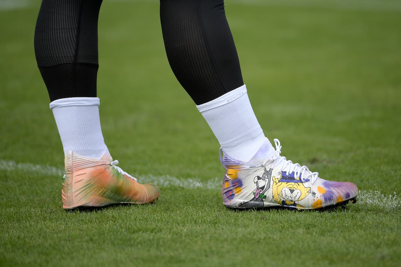 'My Cause My Cleats' es una campaña en la que algunos aprovecharon por segundo año en NFL para enviar un mensaje de apoyo a una causa y en la que en general muestran diseños llamativos de zapatillas.