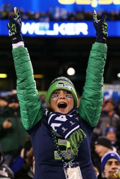 La afición de Seattle desbordaba alegría.