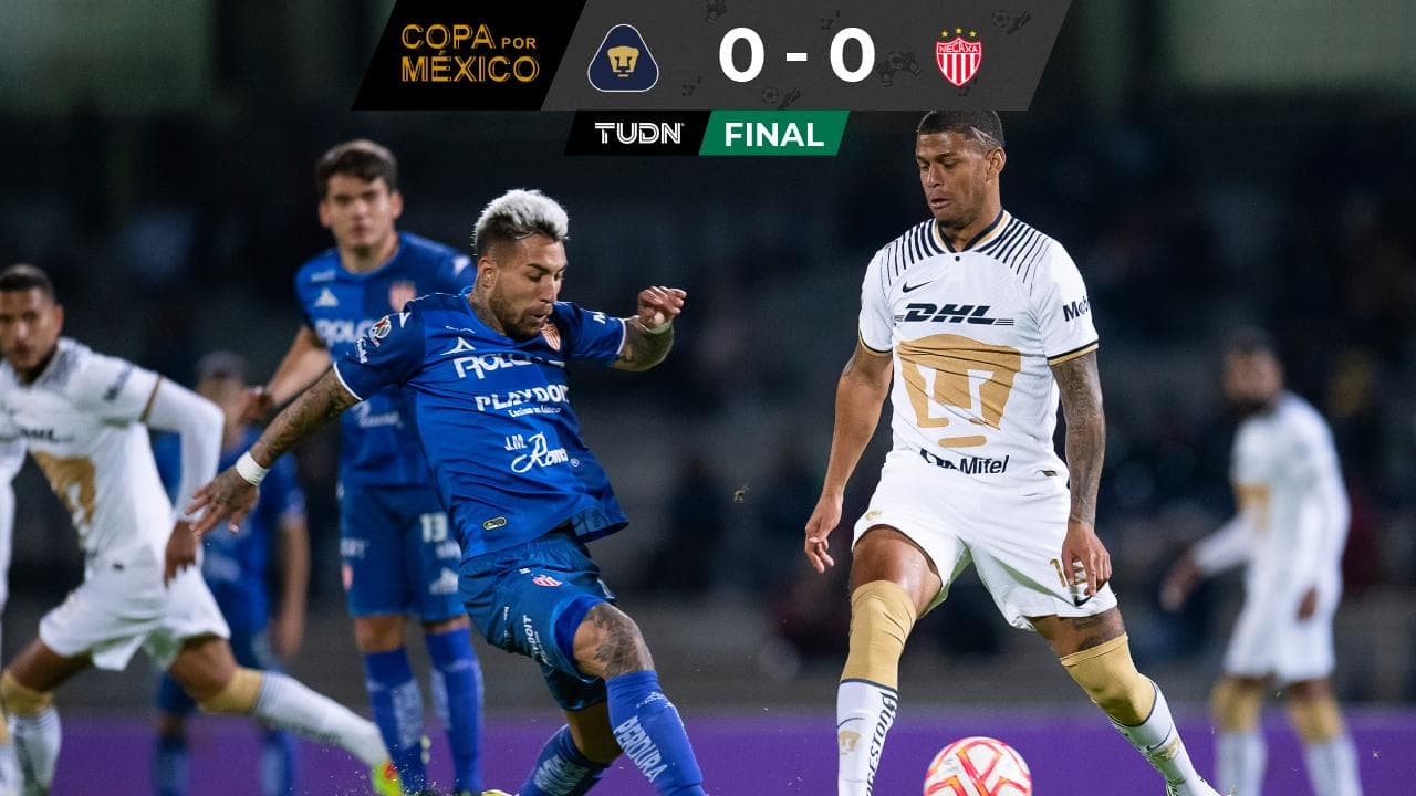 Pumas vs. Necaxa RESUMEN en la Copa por México 2022: Gris empate en Ciudad Universitaria