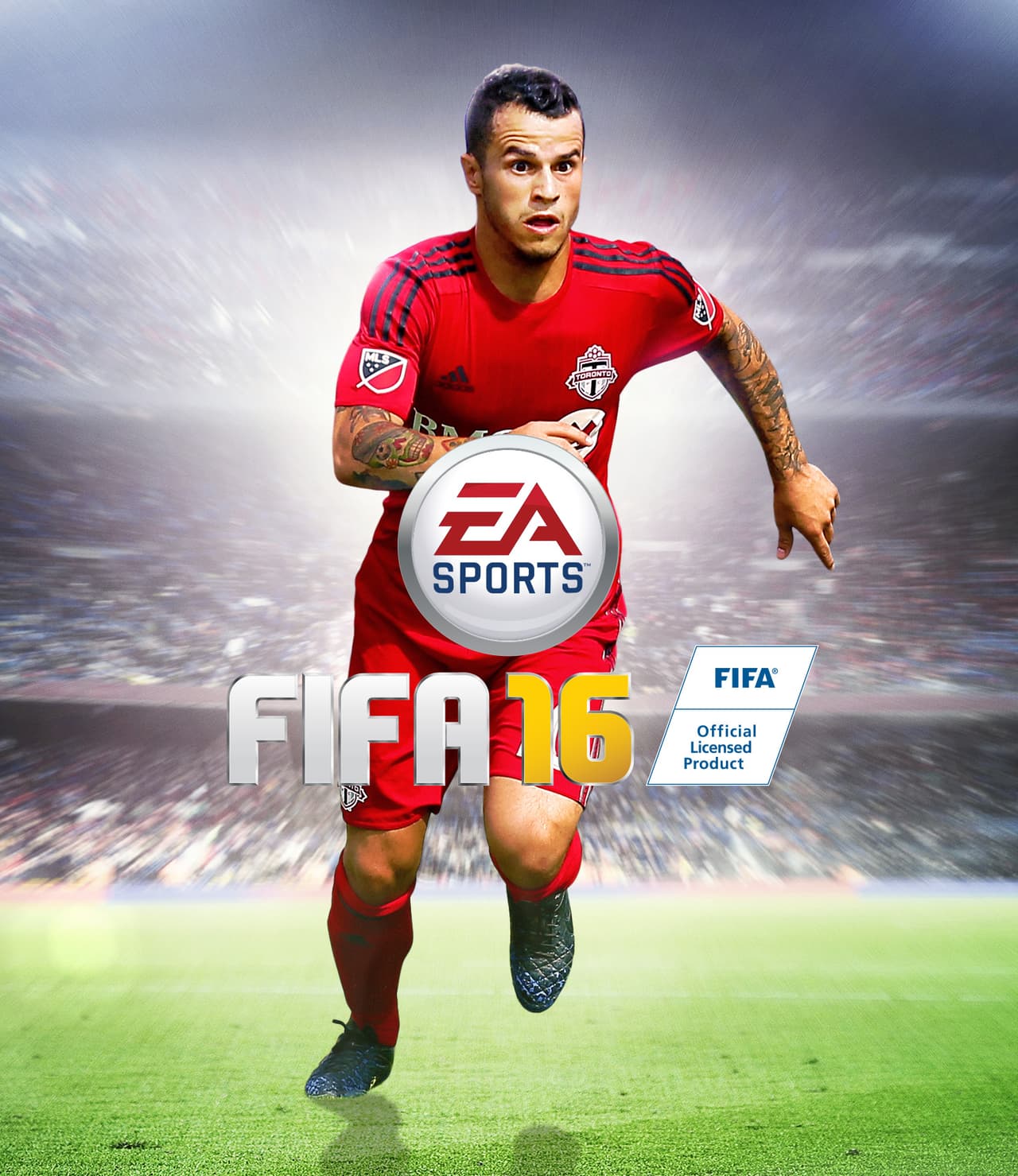 El más visible en la portada genérica, Giovinco, también en la de Toronto FC