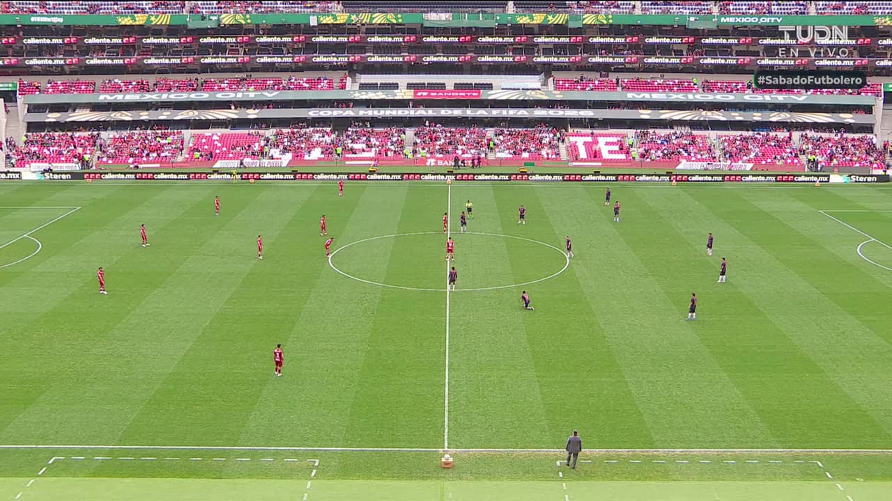 ¡Ya rueda el balón! Inicia el encuentro entre Atlante y Toluca