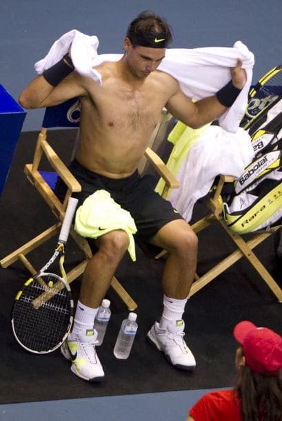 Nadal indicó que no fue su día de suerte.